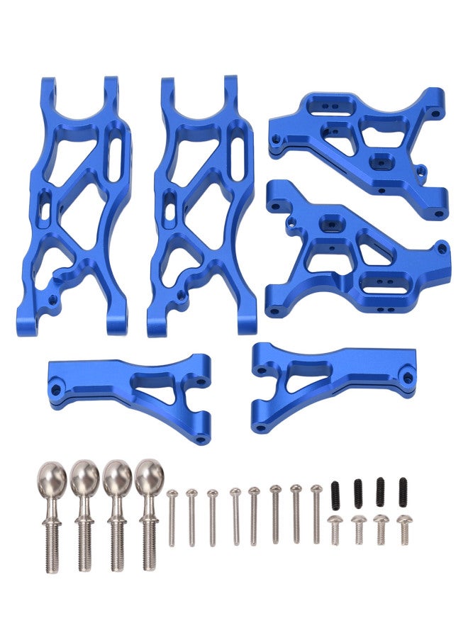 RC Suspension Arm Set Aluminum Alloy Front Rear Swing Arms with Ball Head for ARRMA 1/7 LIMITLESS for INFRACTION 6S for TYPHON 6S 1/8 RC Car Blue - Image 1