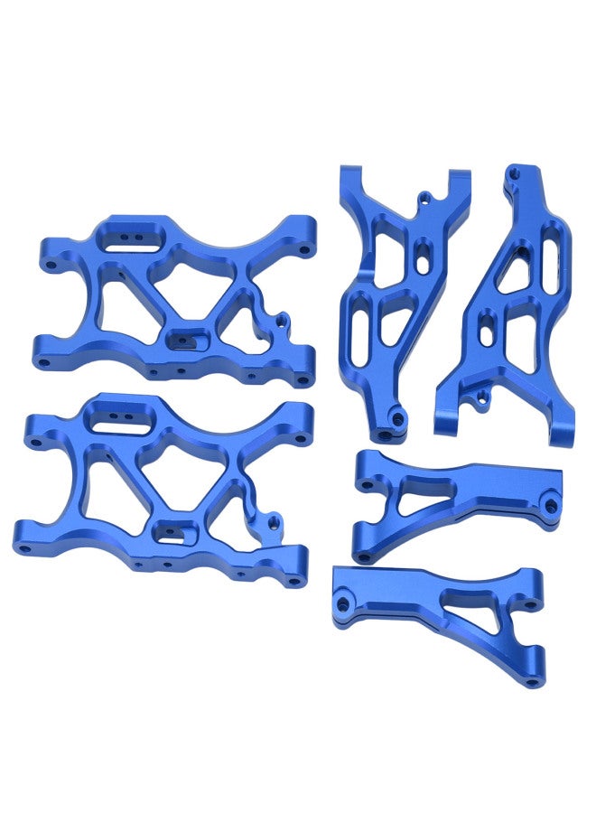 RC Suspension Arm Set Aluminum Alloy Front Rear Swing Arms with Ball Head for ARRMA 1/7 LIMITLESS for INFRACTION 6S for TYPHON 6S 1/8 RC Car Blue - Image 4