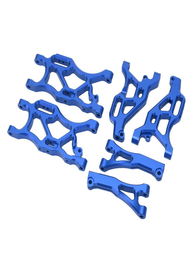 RC Suspension Arm Set Aluminum Alloy Front Rear Swing Arms with Ball Head for ARRMA 1/7 LIMITLESS for INFRACTION 6S for TYPHON 6S 1/8 RC Car Blue - Image 2
