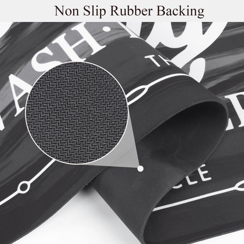 Pauwer Laundry Room Rug Runner 20"x60" Waterproof Rubber Laundry Mat Non Slip Kitchen Mats for Floor Washable Floor Mat Runner Rug for Farmhouse Mudroom Washroom Bathroom Decor - Image 4