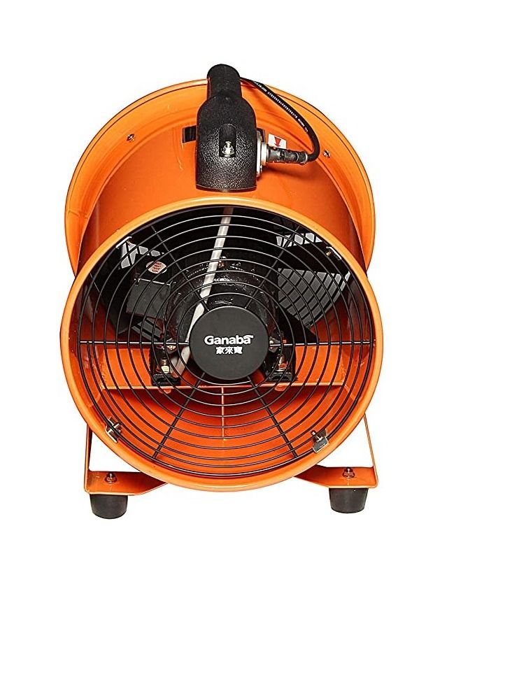 AQSON Ventilator 16 Inch Portable Ventilator Air Axial Metal Blower 2800 Rpm Workshop Ventilation Fan Multifunctional Ventilator Fume Extractor - Image 3