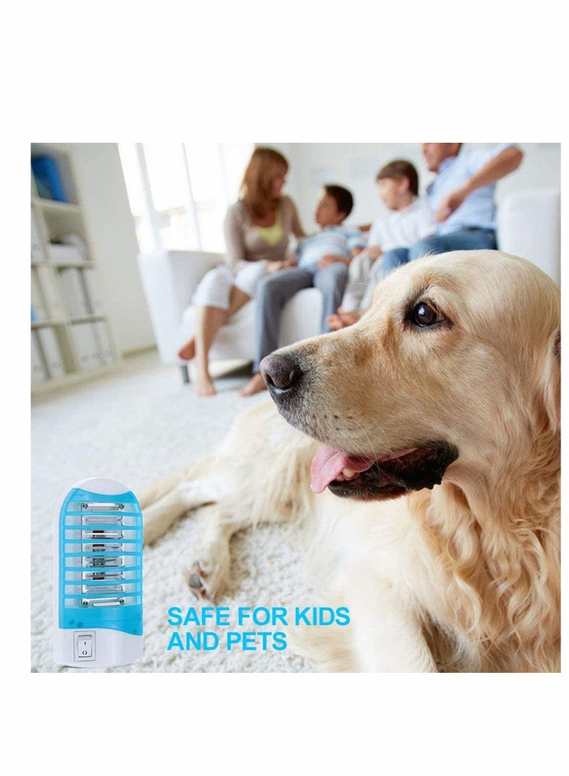 KASTWAVE Indoor Bug Zapper for Home, Mosquito Killer Trap Zapper, Electric Fly Trap Zapper for House Plug in Bug Killer Light Lamp Eliminates Flying Pests, 2 Pcs - Image 3