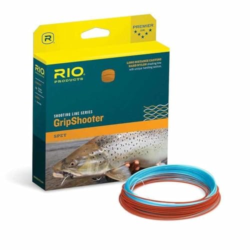 RIO PRODUCTS RIO Fly Fishing Fly Line Grip Shooter 35Lb Fishing Line, Orange/Orange - Image 1