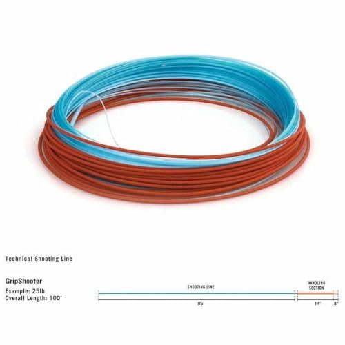 RIO PRODUCTS RIO Fly Fishing Fly Line Grip Shooter 35Lb Fishing Line, Orange/Orange - Image 3