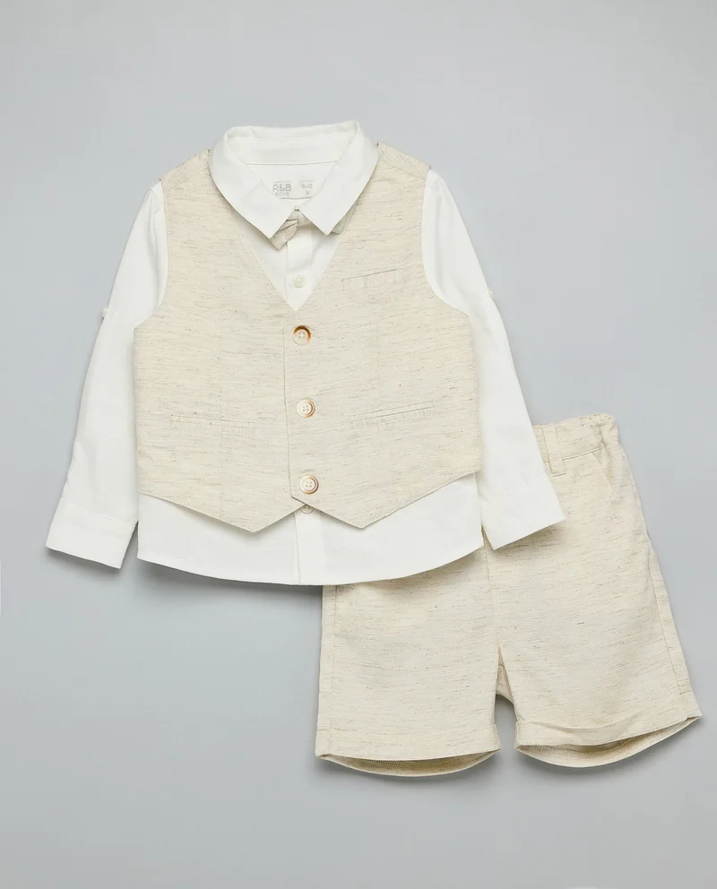 أر أند بي 3 Piece Solid Clothing Set