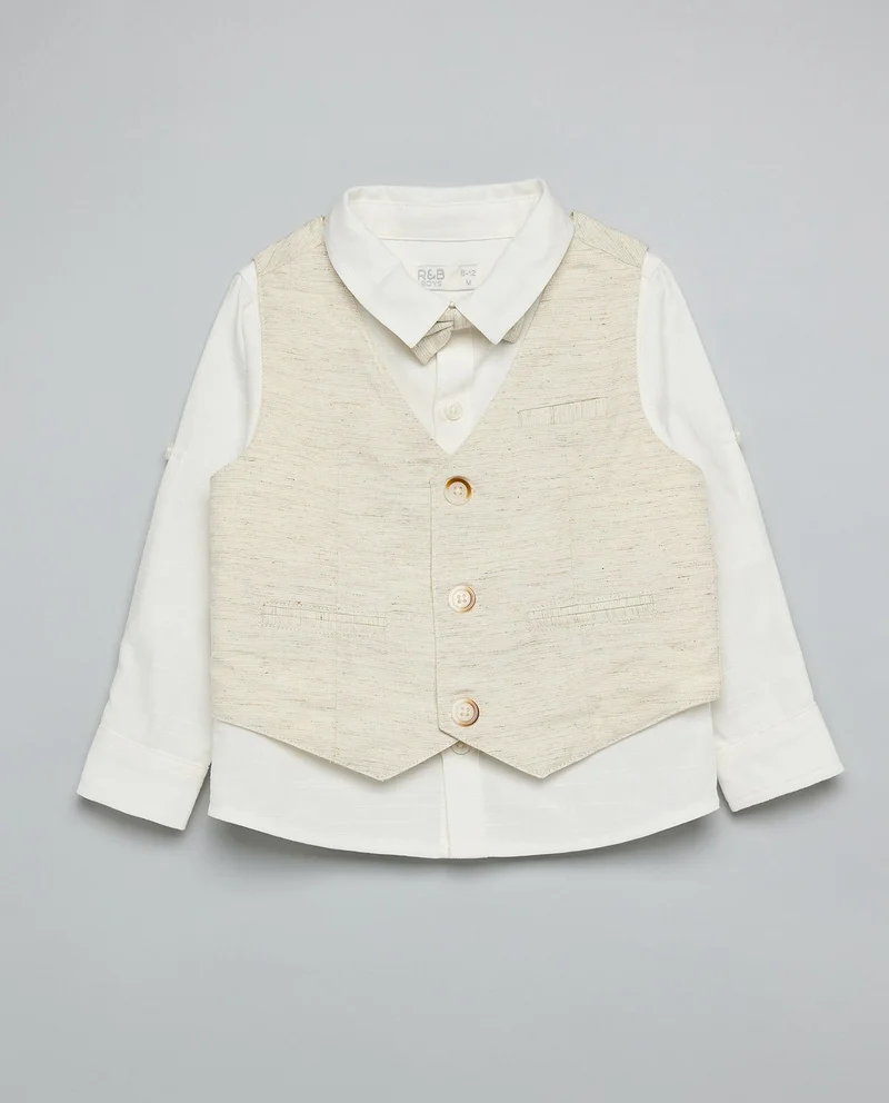 أر أند بي 3 Piece Solid Clothing Set