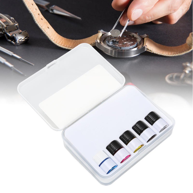 ZJchao 5PCS Watch Synthetic Lubricating Oil, Smooth Repair Tool for Watchmaker Workers, Premium Design, Powerful Function - Image 3