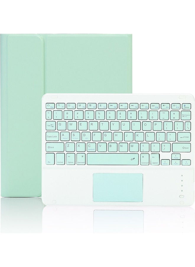 NIBEMINENT Bluetooth Keyboard With Protective Case Green  - Image 1
