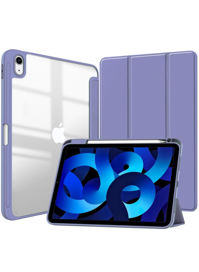حافظة حماية مسطحة لجهاز IPad Air11 أكريليك IPad2024/pro11/10.9 حافظة جلدية شفافة بفتحة قلم-اللون: أسود-نماذج قابلة للتطبيق: iPad Pro11(2018/2020/2021) - Image 4