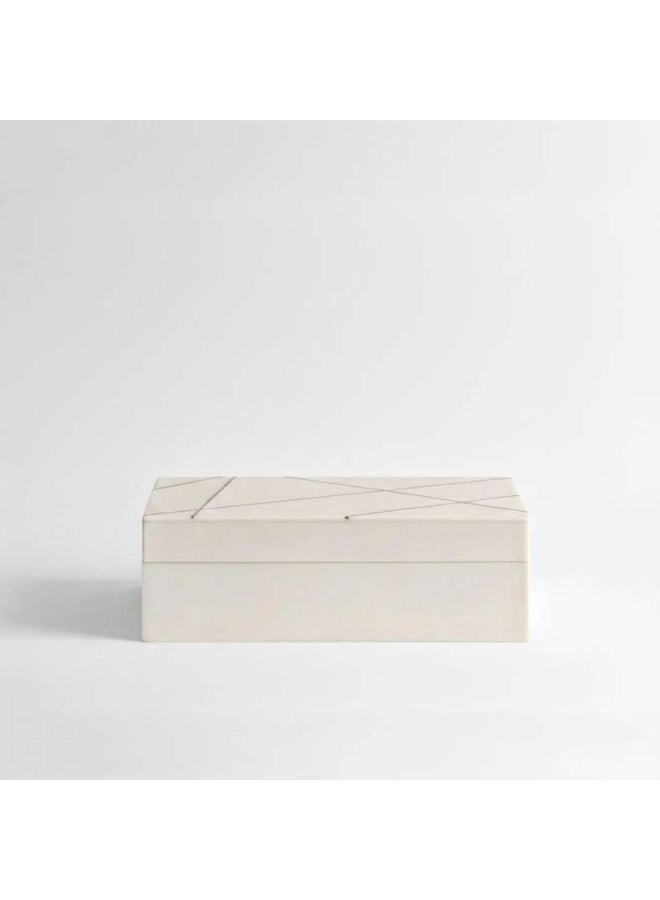 Pan Home Arya Resin Decor Box - White - Image 4