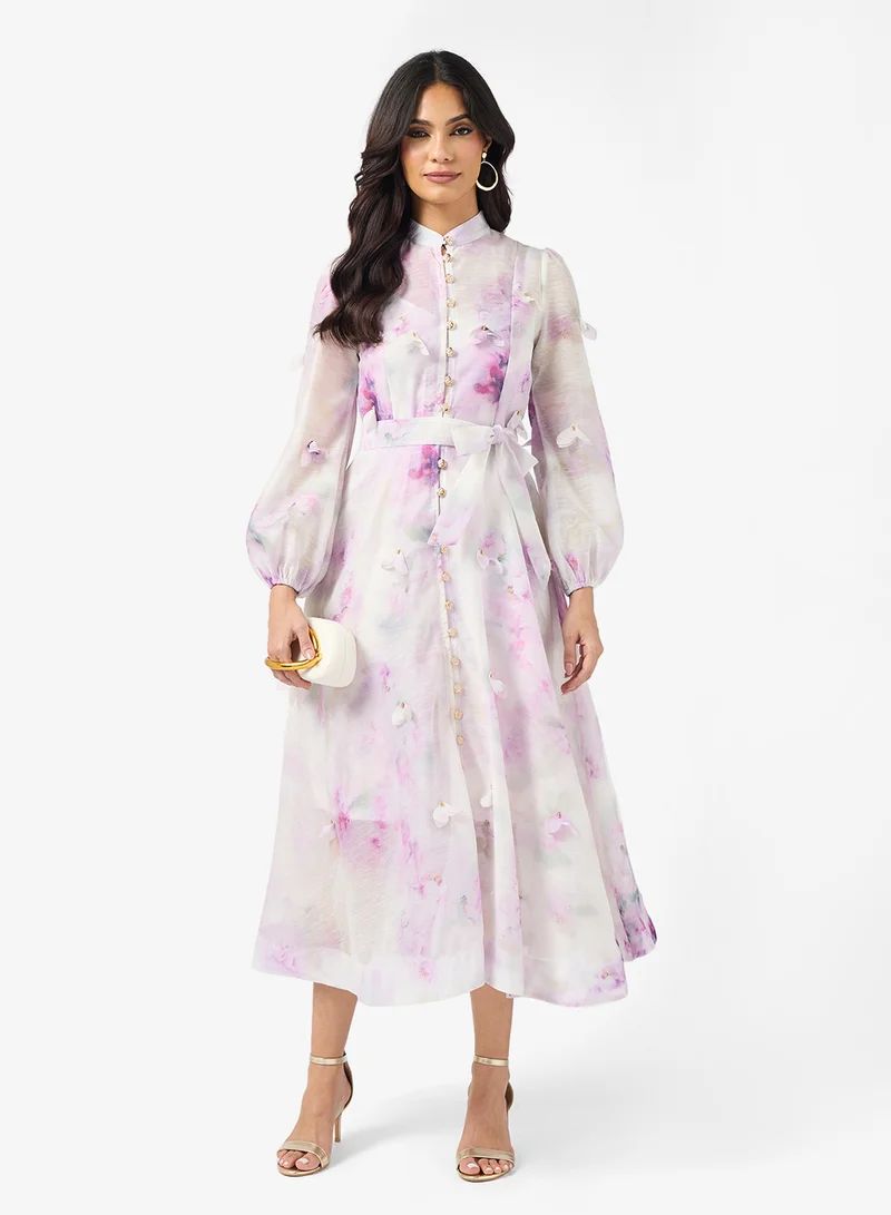 Khizana Floral Print Dress