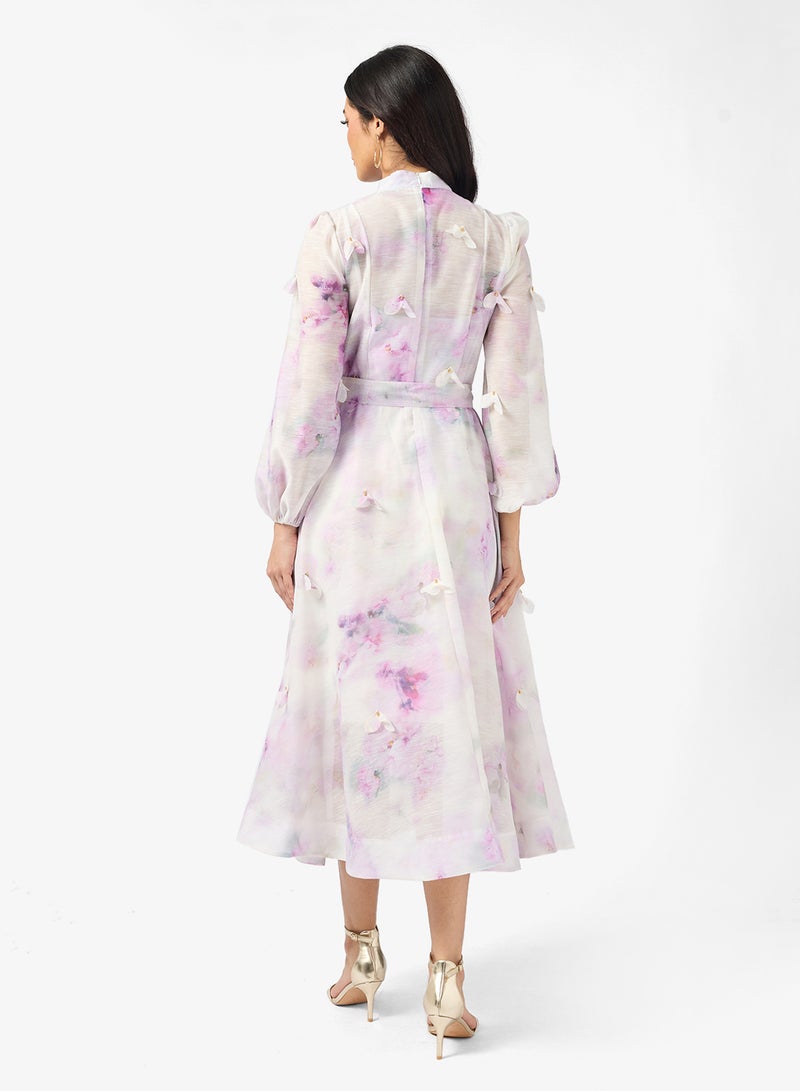 خزانة فستان بطبعة زهور - Image 2