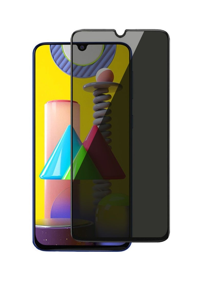 Tempered Glass Screen Protector Anti-Spy Privacy Designed For Samsung Galaxy M31 Full Screen Coverage And Bubble Free - Image 1