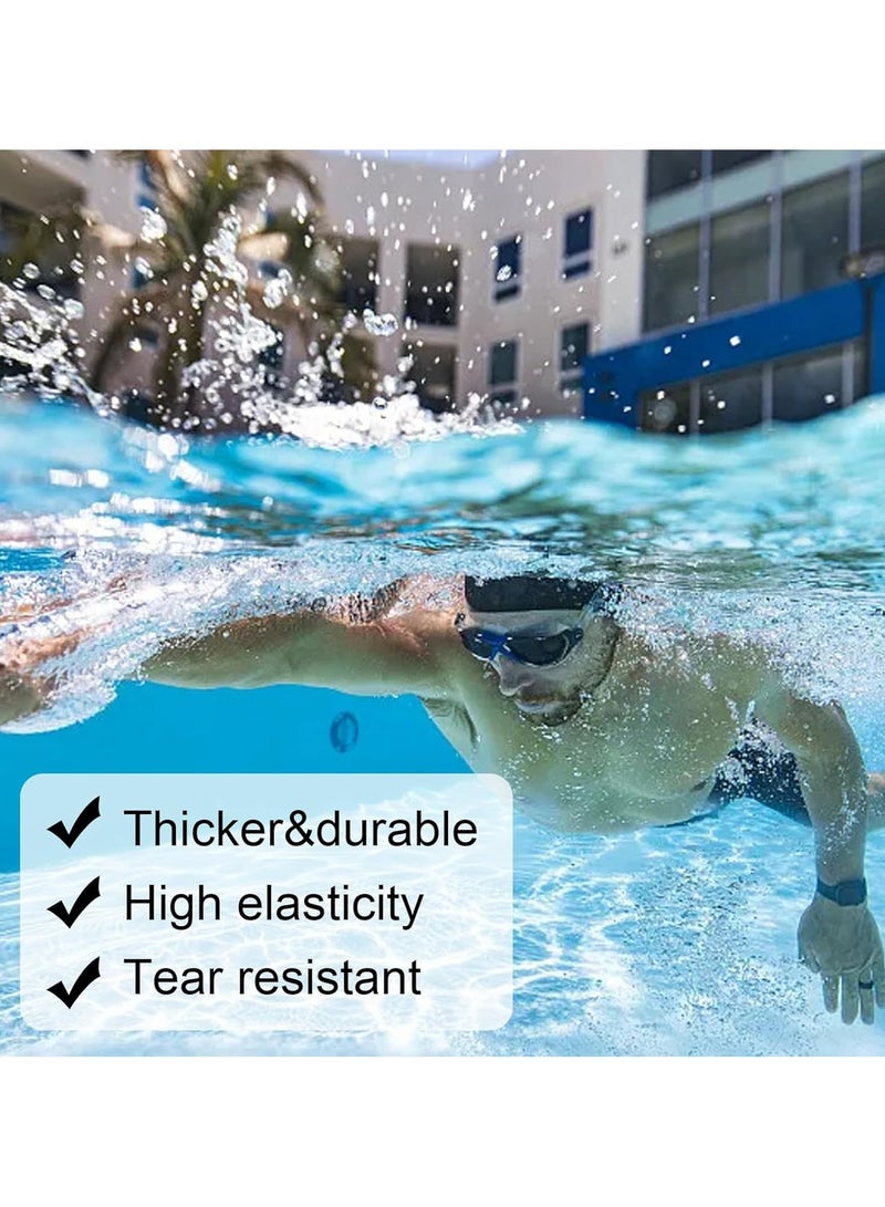 ToolHouse Adult Swimming Goggle Set, Waterproof Anti-fog Swimming Goggles with Silicone Swimming Cap, Ear Plugs and Nose Clips for Men and Women - Image 5
