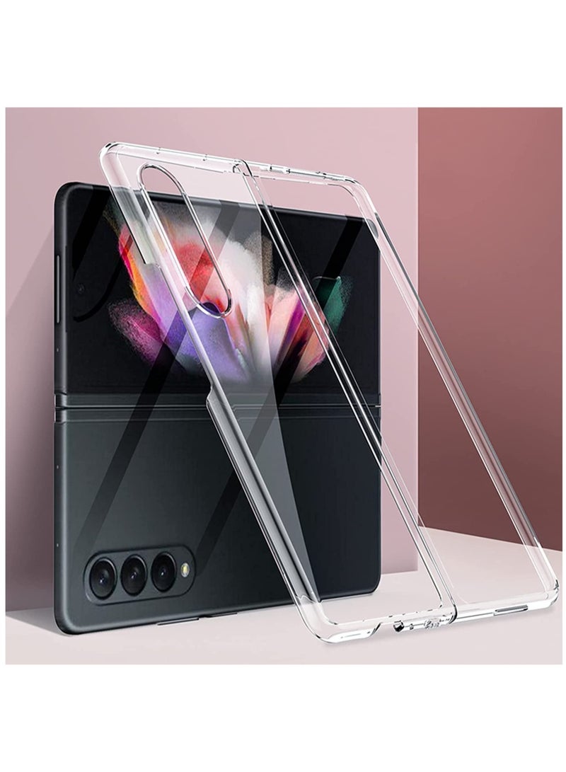 DUSALA Samsung Galaxy Z Fold 4 Case Slim Fit Hard Transparent PC Cover Shock-proof Bumper Phone Case for Samsung Galaxy Z Fold 4 5G 2022 Crystal Clear - Image 2