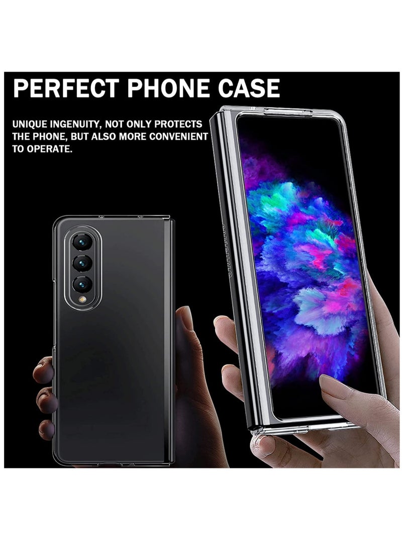 DUSALA Samsung Galaxy Z Fold 4 Case Slim Fit Hard Transparent PC Cover Shock-proof Bumper Phone Case for Samsung Galaxy Z Fold 4 5G 2022 Crystal Clear - Image 4
