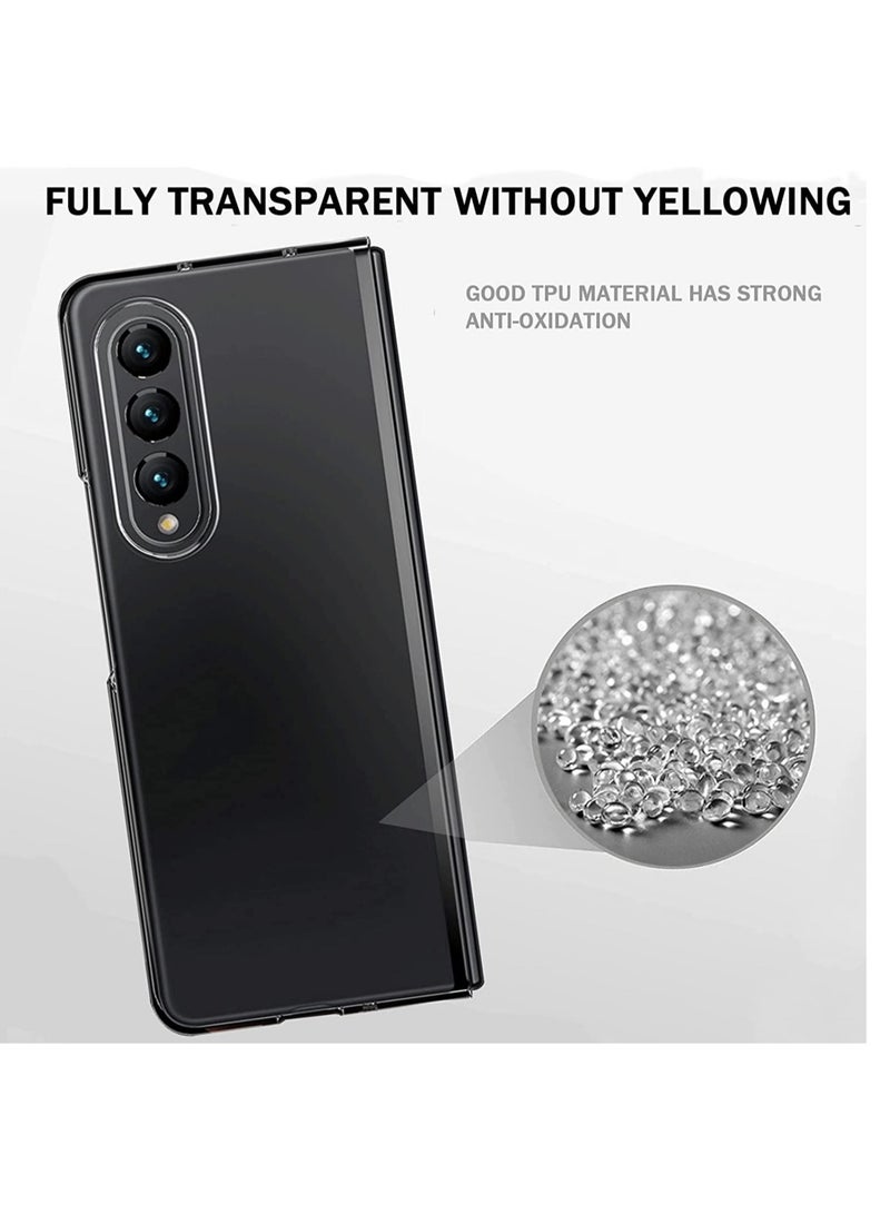 DUSALA Samsung Galaxy Z Fold 4 Case Slim Fit Hard Transparent PC Cover Shock-proof Bumper Phone Case for Samsung Galaxy Z Fold 4 5G 2022 Crystal Clear - Image 5