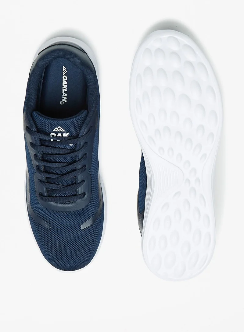OAKLAN Textured Trainers with Lace-Up Closure