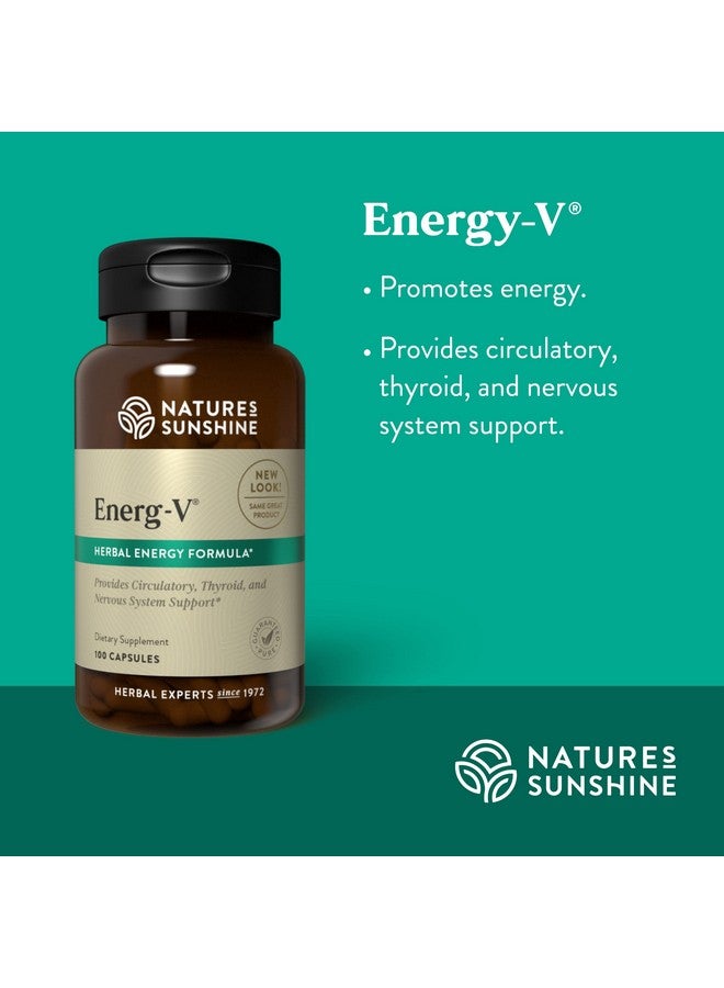 Nature's Sunshine Energ V 100 Capsules - Image 4