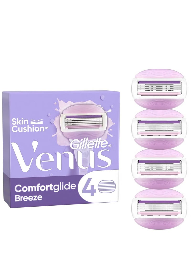 رؤوس ماكينة الحلاقة جيليت فينوس - 4 قطع - Image 2