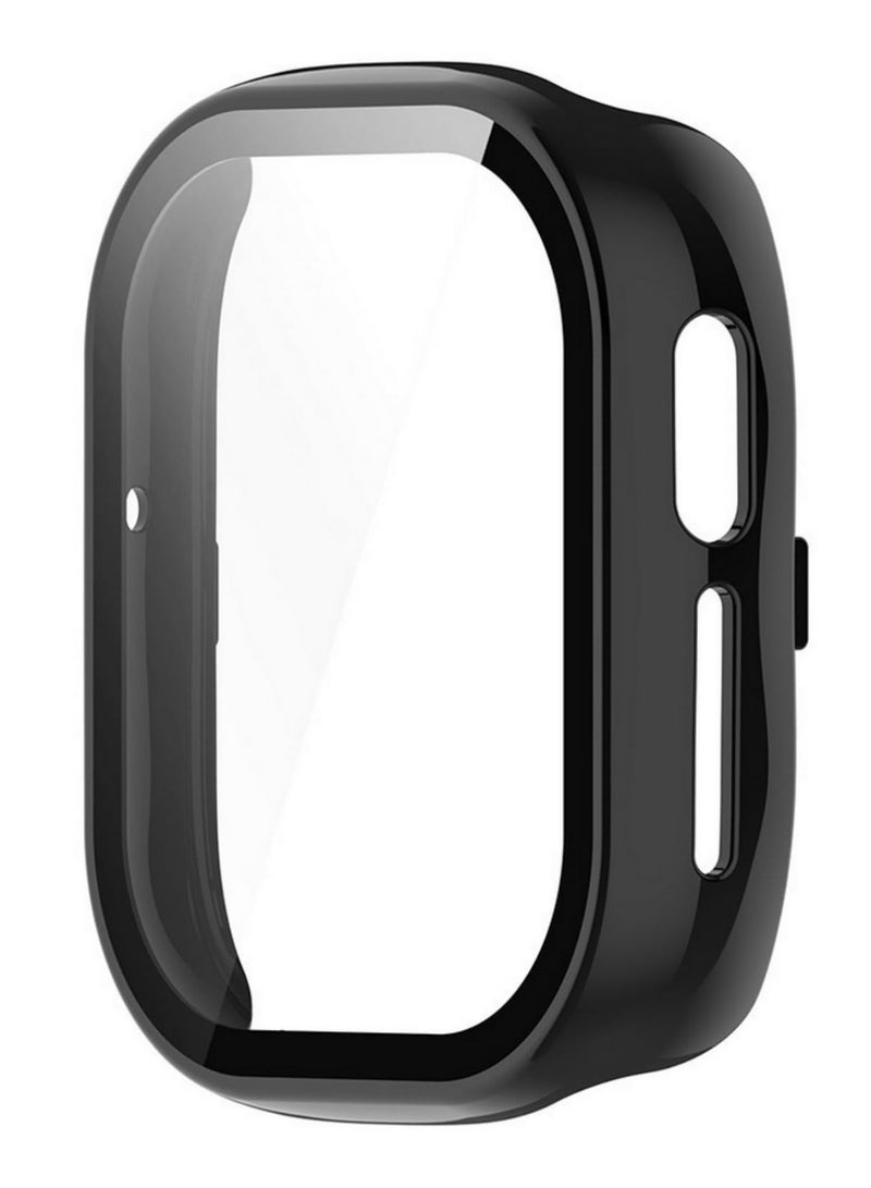 For Honor Watch 4 Case Full Cover Tempered Glass Screen Protector Hard PC Shell Frame Bumper Protective Cover for Honor Watch 4 Accessories Black  - Image 2