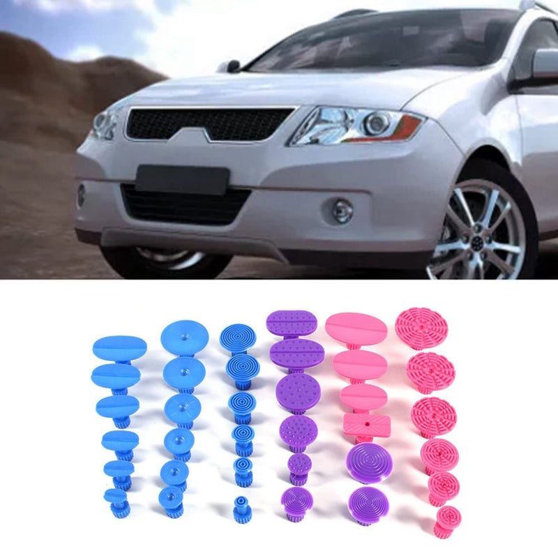 Car Paintless Dent Repair Pulling Tabs Auto Body Dent Removal Tool Kit - Image 3