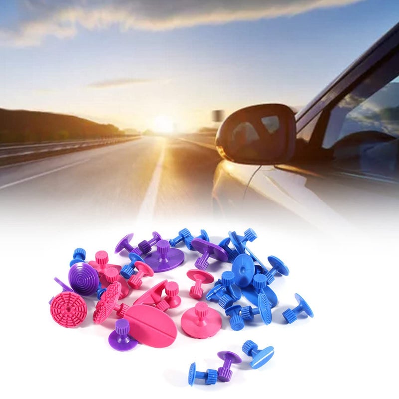 Car Paintless Dent Repair Pulling Tabs Auto Body Dent Removal Tool Kit - Image 4