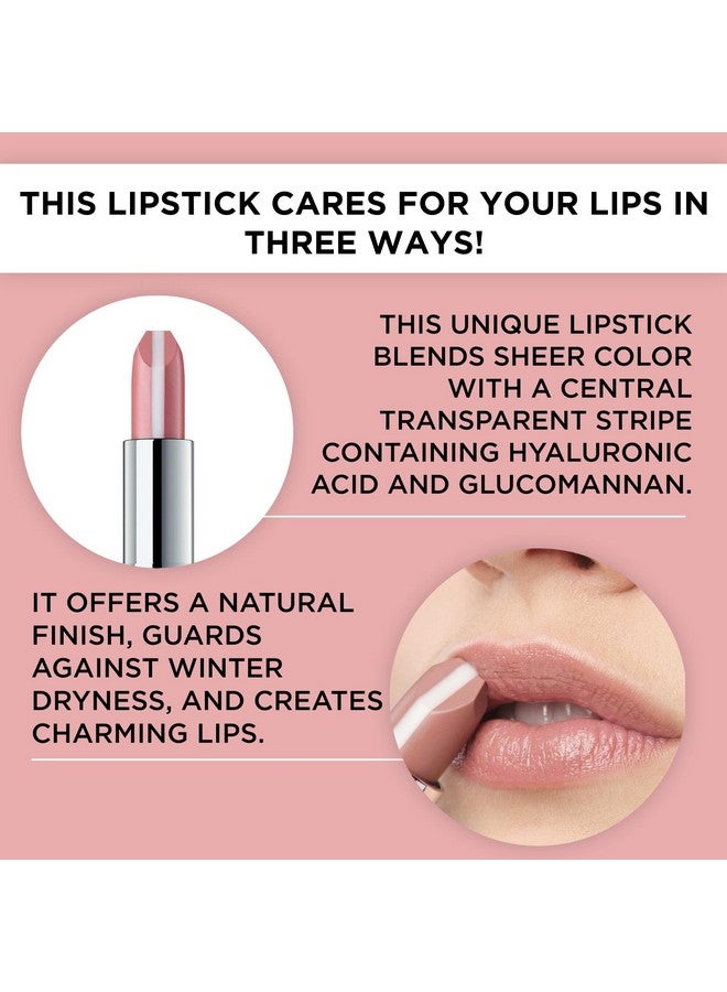 أرتديكو أحمر شفاه ARTDECO Hydra Care - Rose Oasis - أحمر شفاه مغذي بلون شفاف - تغطية متوسطة لمظهر طبيعي - يقلل من تجاعيد الشفاه - العناية بالشفاه - يدوم طويلاً - مكياج نباتي - حمض الهيالورونيك - 0.12 أونصة - Image 4