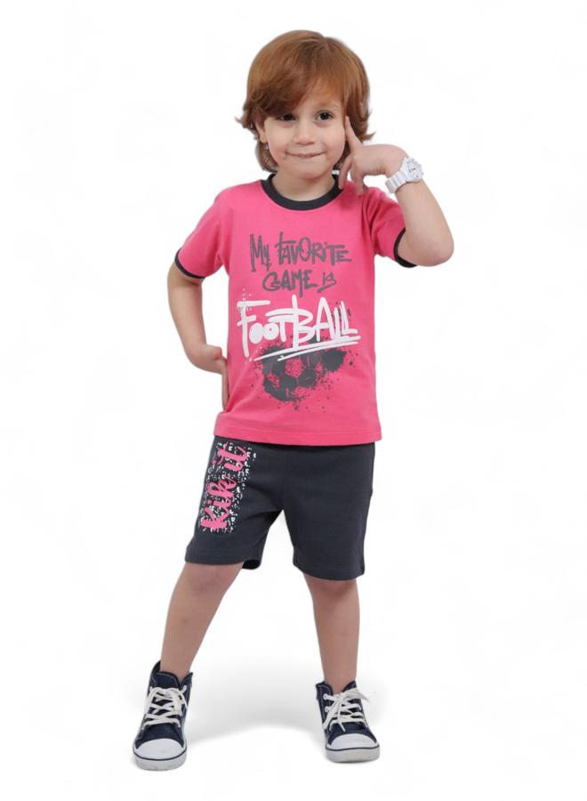 CHOiCE Chic Boys' Pajamas Crafted from Superior Cotton (6 Years Age Group) - Summer Assortment 2024 - Supple Fabrics and Striking Colors for a Polished and Soothing Style, Available in 🌈 CHOICE - Image 1