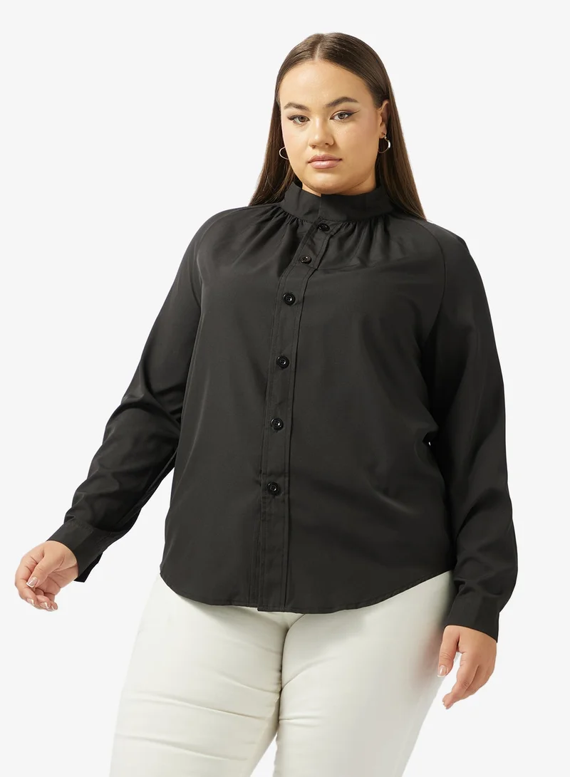 Ginger Plus Buttoned Down Oversize Shirt