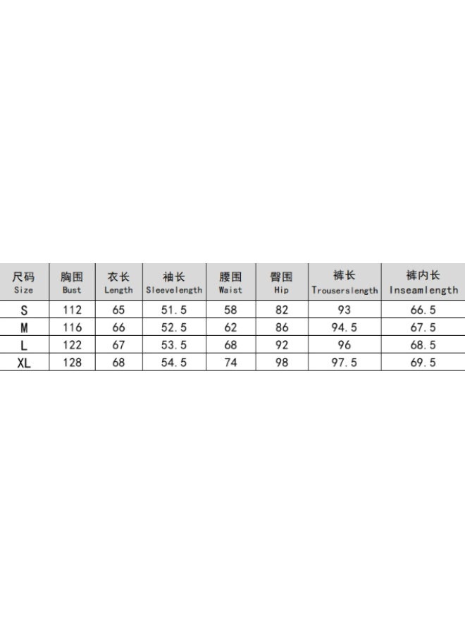 NIBEMINENT Women Sweatshirt 2 Piece Set Loose Casual Pullovers  Slit O-neck Tops Yoga Ribbed Leggings Fashion Street Outfits - Image 2