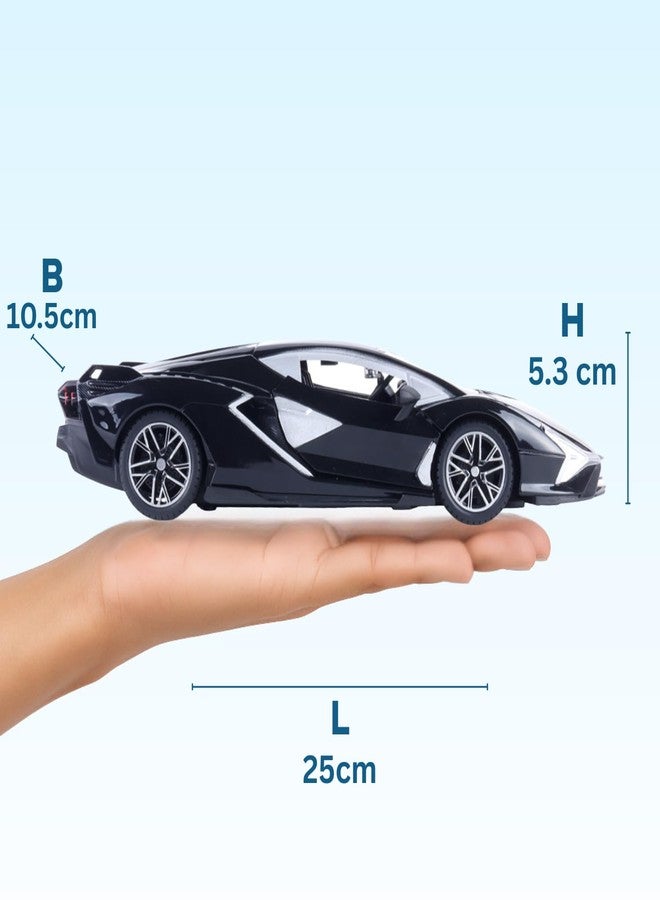 Popsugar Door Opening Remote Control Car|Rechargeable 1200mAh Lithium Battery|C-Type Charging|75-Min Runtime|2.4G Long Range Remote (100+ ft)|HighSpeed RC Car|Gift for Kids|Made in India (Black) - Image 4