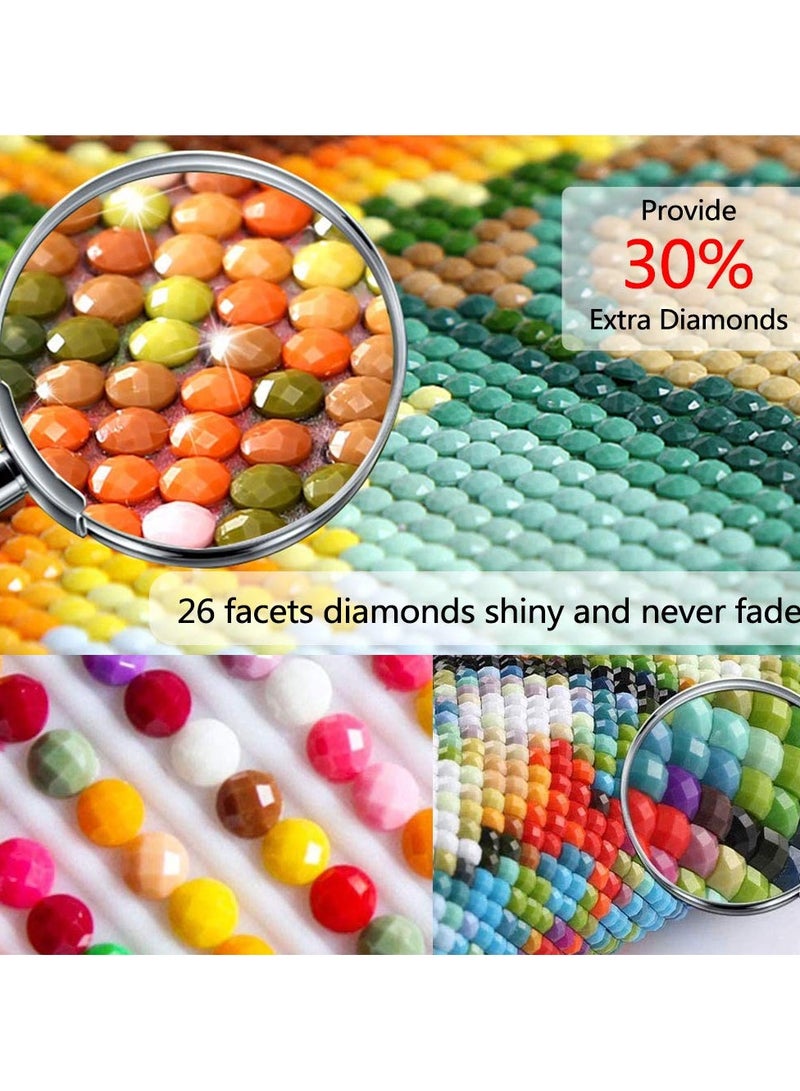 Bukela DIY Waterfall Diamond Painting Set 5D Diamond Art Adults Children Fantasy Diamond Painting Pictures 5D Landscape Diamond Art Waterfall Diamond Painting Set Cross Embroidery Painting Kits 30 x 40 cm - Image 3