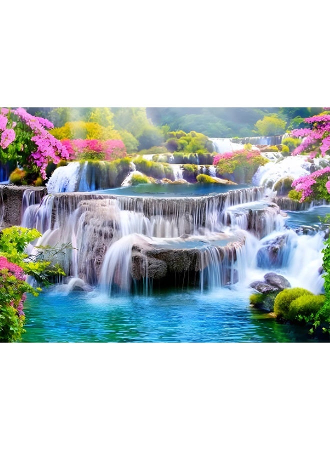 Bukela DIY Waterfall Diamond Painting Set 5D Diamond Art Adults Children Fantasy Diamond Painting Pictures 5D Landscape Diamond Art Waterfall Diamond Painting Set Cross Embroidery Painting Kits 30 x 40 cm - Image 4