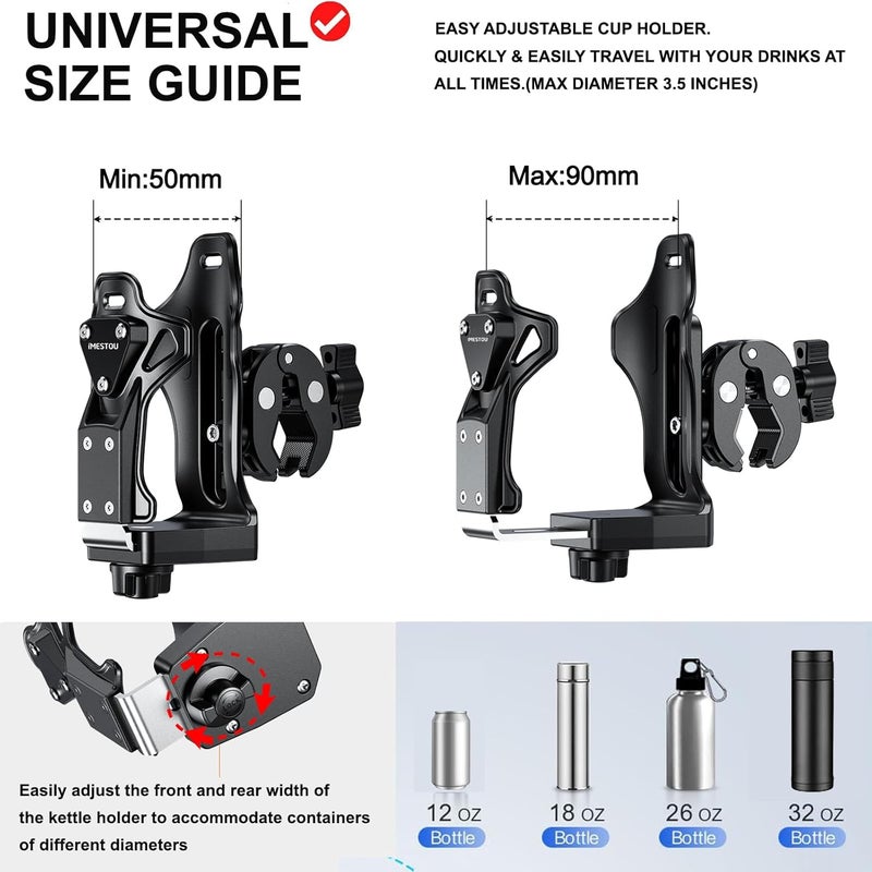 iMESTOU Motorcycle Cup Holder - Image 2