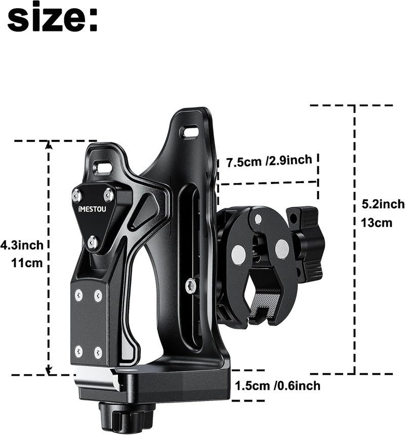 iMESTOU Motorcycle Cup Holder - Image 3
