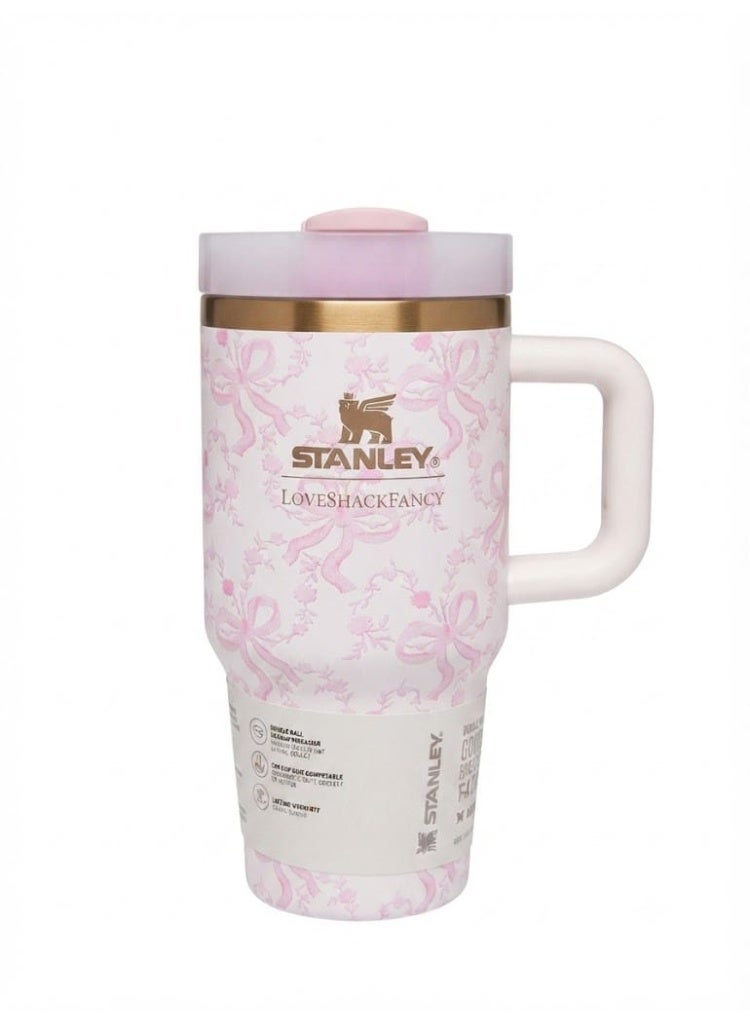 Stanley Quencher H2.0 Flow State Stainless Steel Vacuum Insulated Tumbler with Lid and Straw for Water, Iced Tea or Coffee, Smoothie and More, 20 oz - Image 1