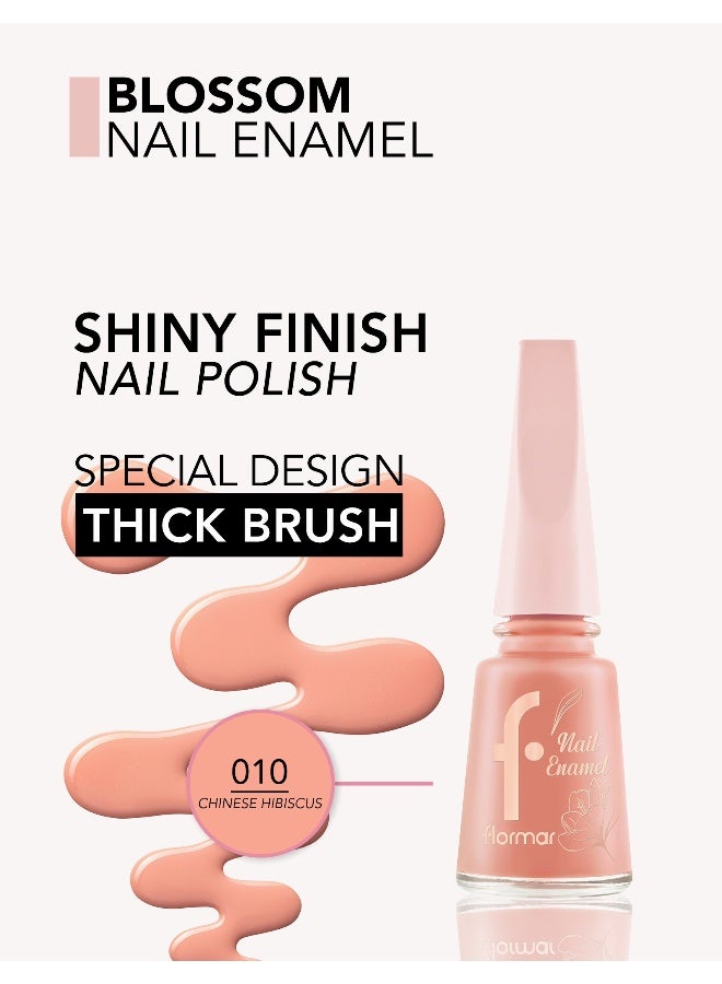 flormar Blossom Nail Enamel 010 Chnse Hbscs 010 Chnse Hbscs - Image 3