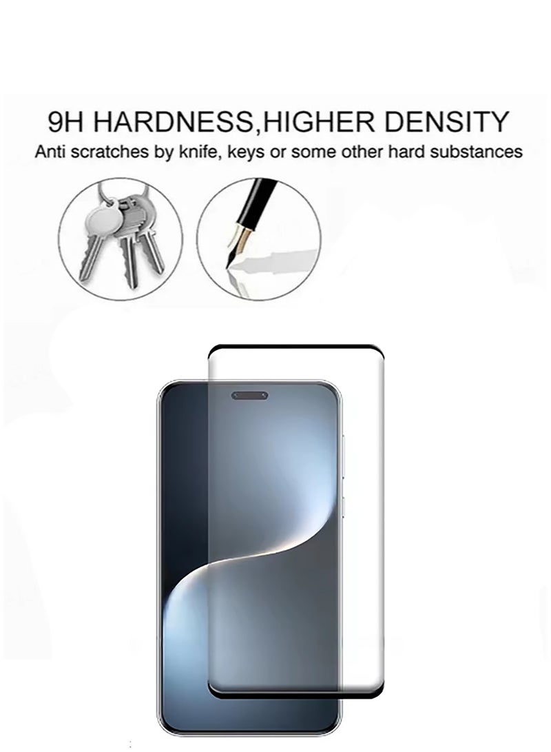 QIRG 2 Pack Honor Magic7 Pro Screen Protector with Ultra Hardness Anti-Scratch Bubble Free Easy Installation Case Friendly Tempered Glass Screen Film - Image 4