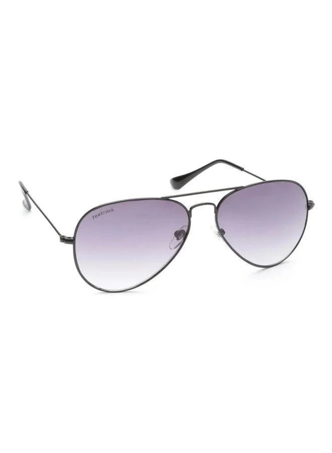 fastrack Black Aviator Men Sunglasses (M165BK6|57)