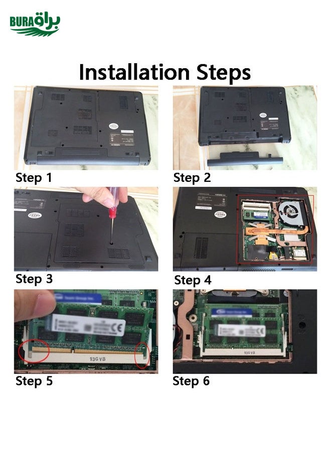 براق XIEDE X057 DDR4 NB 2133 RAMS الكامل التوافق الكامل ، سعة الذاكرة: 4 جيجابايت  - Image 5
