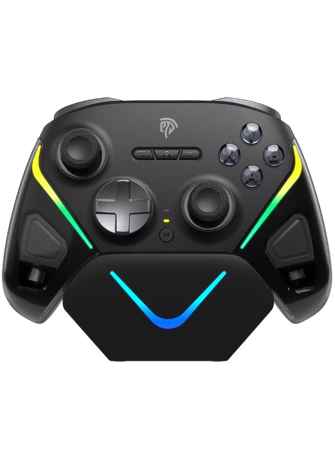 EasySMX D10 Wireless Gamepad Bluetooth Game Controller Compatible with PC/Switch/Phone/Steam, TMR Sticks, Charging Dock - Image 1