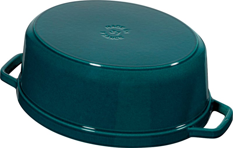 Staub La Cocotte 6 QT. Oval Dutch Oven - Limited Edition Teal - Image 2