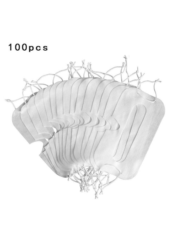 Generic Applicable Meta Oculus Quest 3 Disposable VR Eye Mask VR Headset Accessories Sweat-wicking Breathable Eye Mask-Color:100PCs White-Size:Meta Quest3  - Image 1