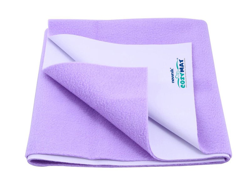 Newnik Waterproof Reusable Quick Absorbent Dry Sheet/Underpads (Size: 140cm X 220cm) Purple, Single Bed - Image 1
