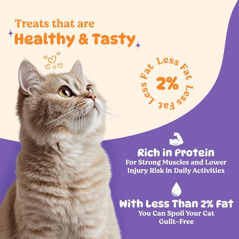 BASIL Purrfect Cat Dental Sticks Combo Pack | Tuna Cranberry & Tuna Chicken | Treats for Adult Cats | Oral Hygiene, Hairball Control, Easy Digestion & Healthier Coat | 44g Pack of 1 Each - Image 5