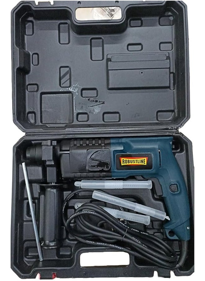ROBUSTLINE Robustline 500W SDS Rotary Hammer Drill – 2-Function Electric Power Tool for Drilling & Hammering in Concrete, Wood, and Masonry  - Image 2