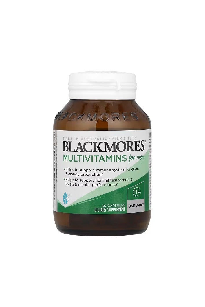 بلاك مورز بلاكمورز فيتامينات متعددة للرجال، 60 كبسولة صحة الرجال