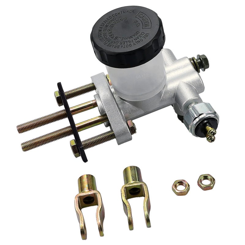 SOLLON Go Kart Hydraulic Brake Master Cylinder Replacement for 90cc 110cc 125cc 150cc 200cc 250cc Go Kart Buggy Sunl BMS Kandi Roketa Kazuma Kinroad TaoTao Twister ATV