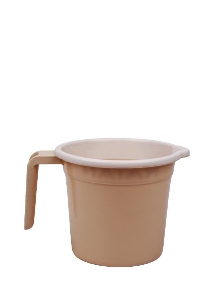 Regalo Plastic Bathroom Mug (1Ltr, Ivory) - Image 3